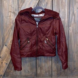 True love faux leather jacket